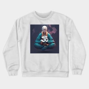 Om meditating man Crewneck Sweatshirt